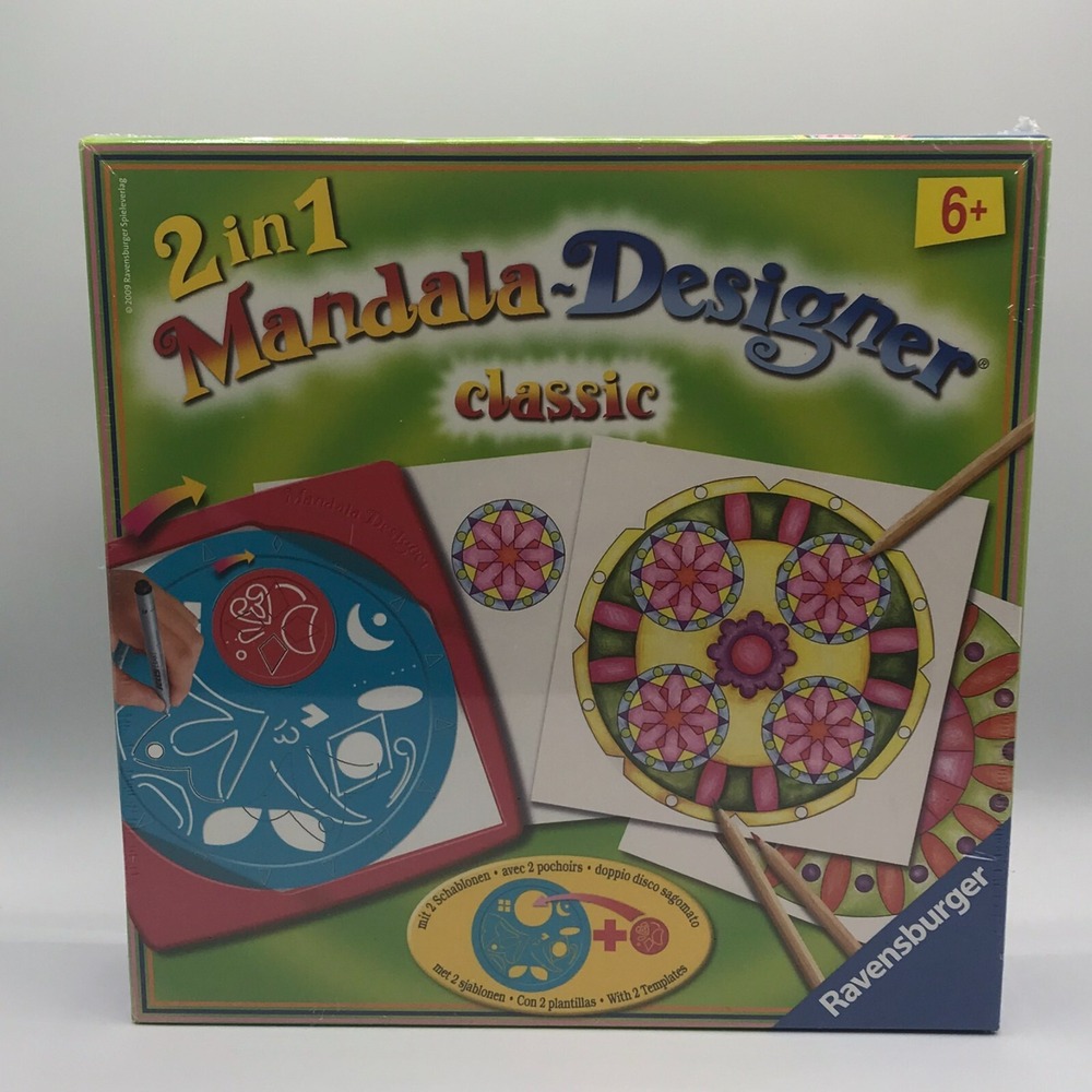 RAVENSBURGER Mandala Designer Classic For Ages 6+ NEW SEALED - Picture 1 of 6